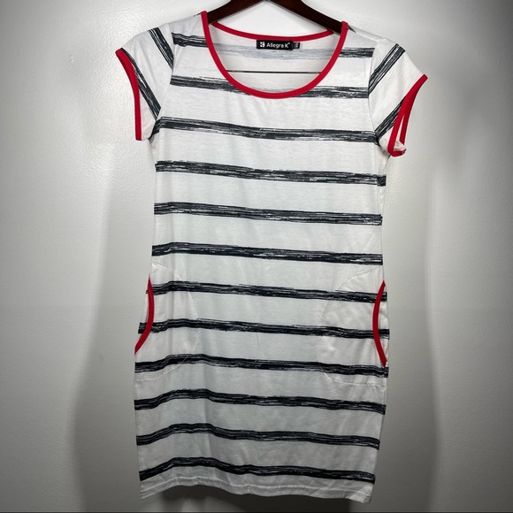 Striped Allegra K Dress - Picture 1 of 8